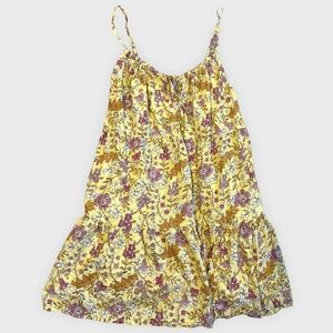 NWOT Old Navy Yellow Floral Cami Dress